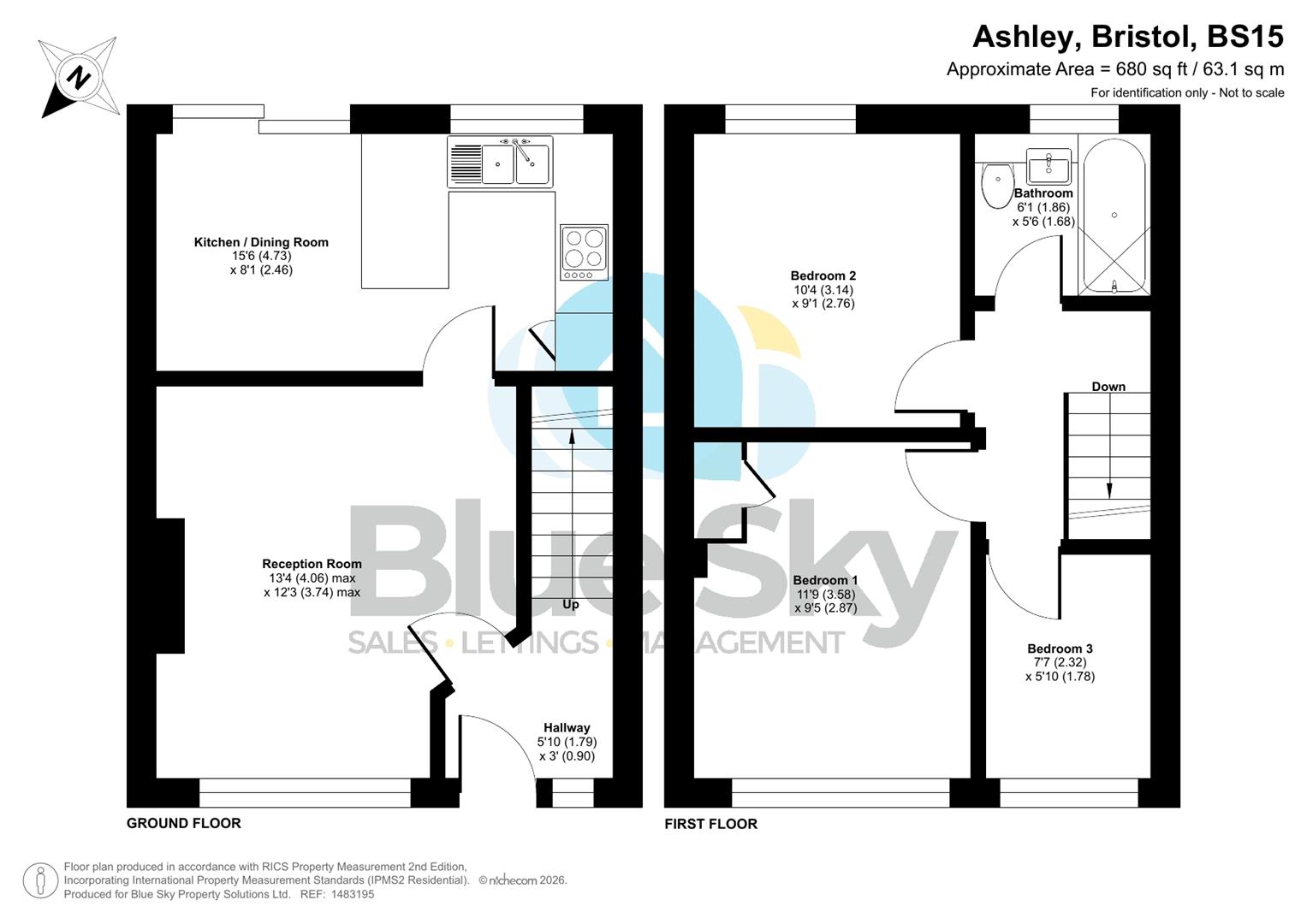 13, Ashley, Bristol floorplan