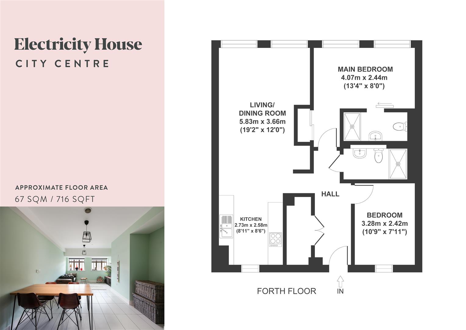455 Electricity House, Colston Avenue, Bristol floorplan