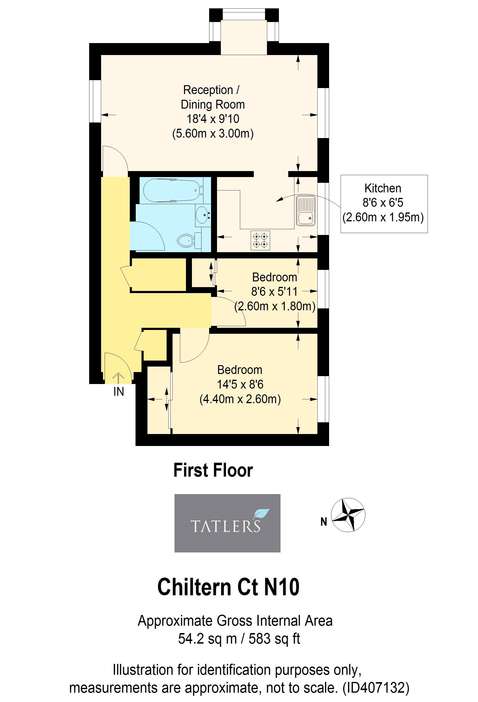 2 Bedrooms Flat to rent in Chiltern Court, Pages Hill, Muswell Hill N10