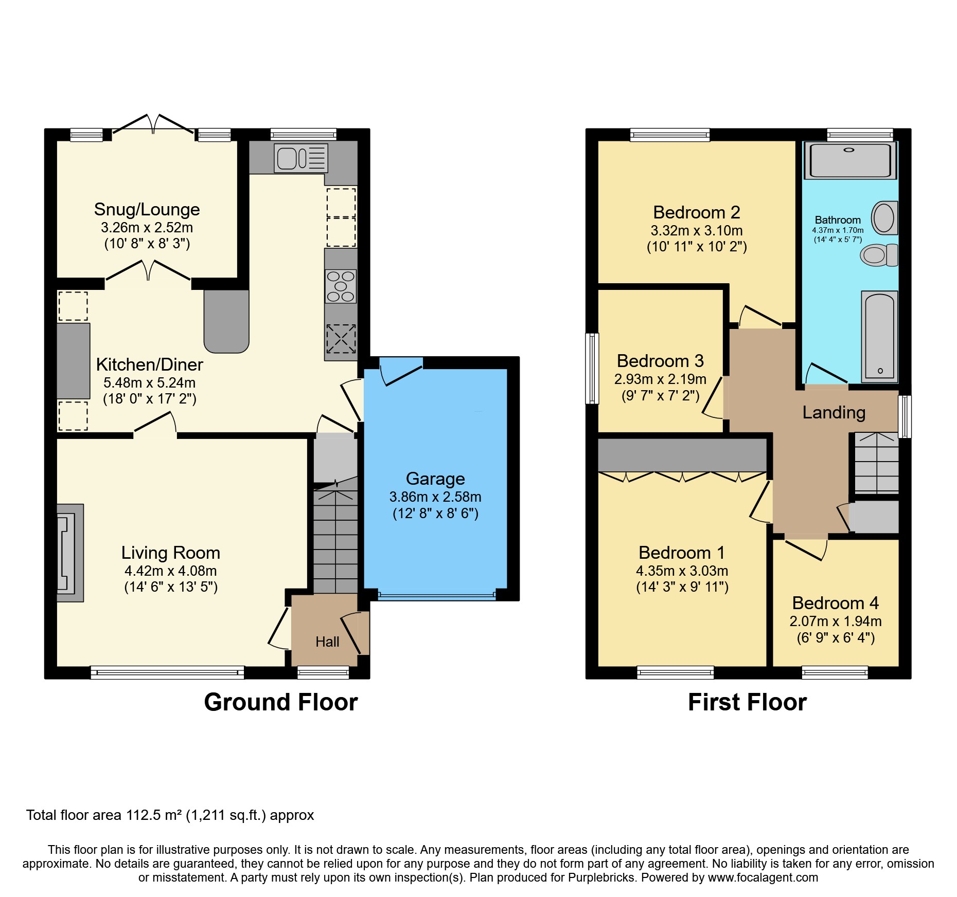 Amberwood, Chadderton, Oldham, OL9 floorplan