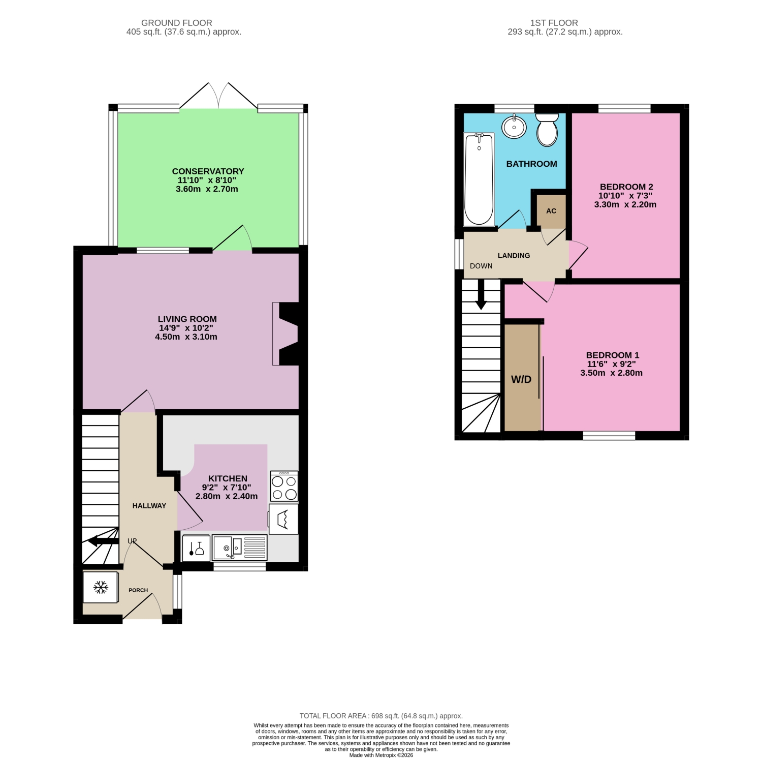 1, LEACHES CLOSE, YEOVIL floorplan