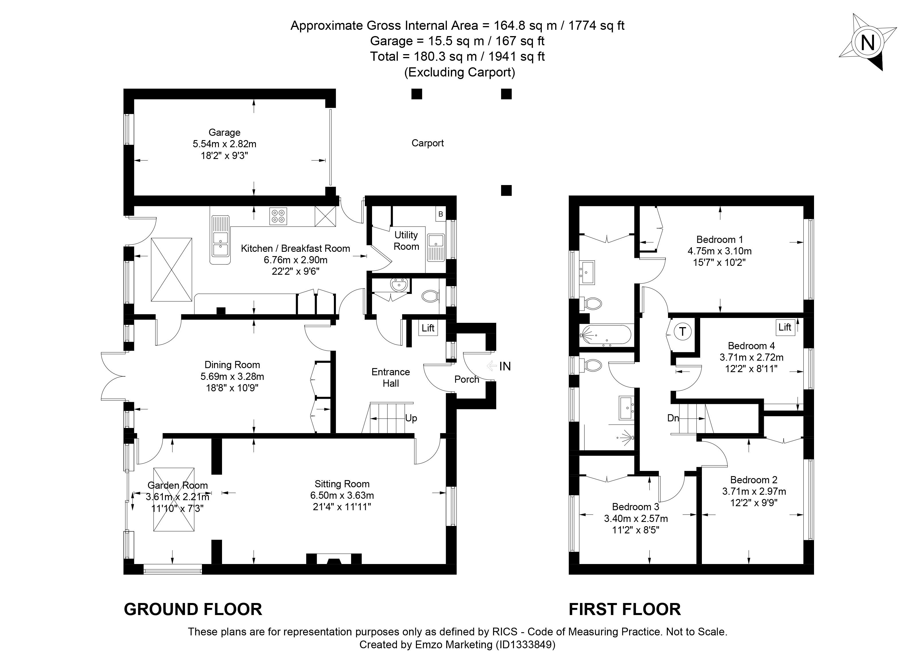 ZOOPLA, 9, Ruffield Close, Winchester floorplan