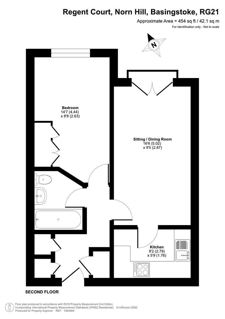 Regent Court, 70, Norn Hill, Basingstoke floorplan