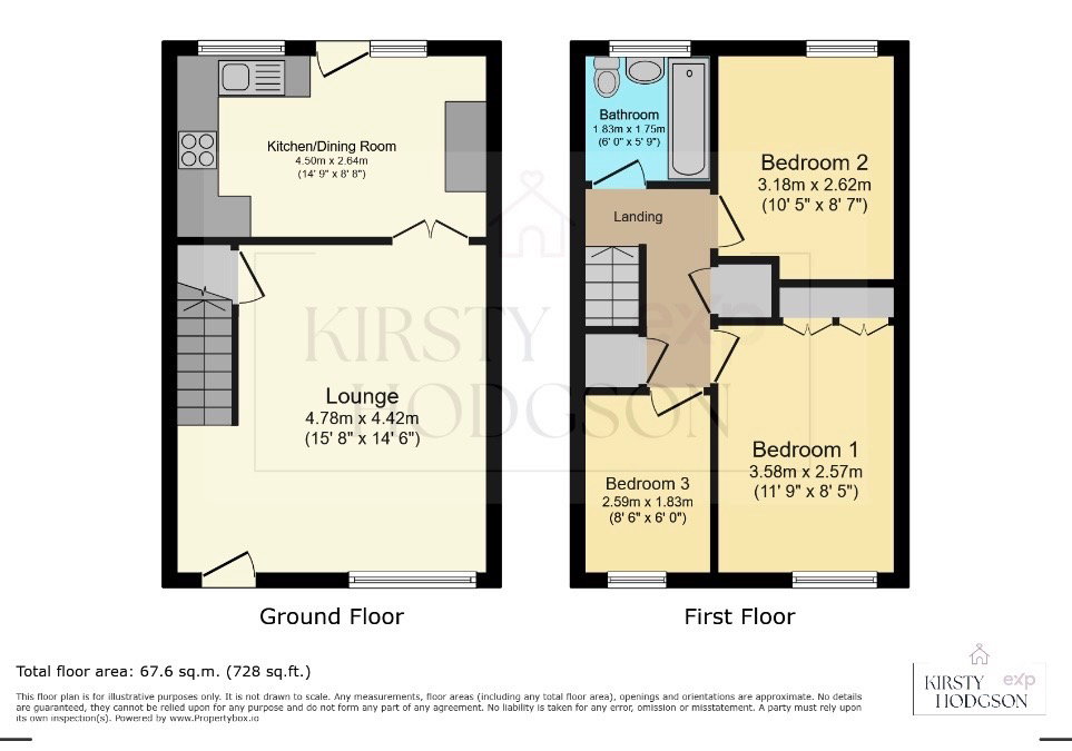 14, Holly Grove, Prudhoe floorplan