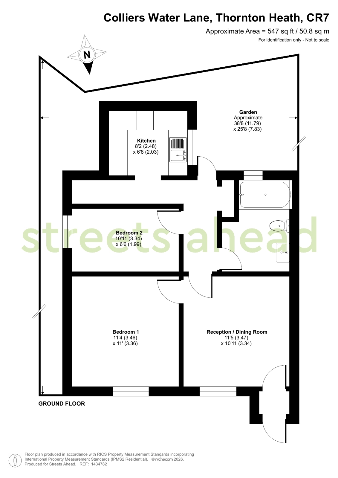 104, Colliers Water Lane, Thornton Heath floorplan