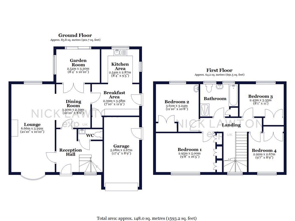 89, Vernon Crescent, Nottingham floorplan