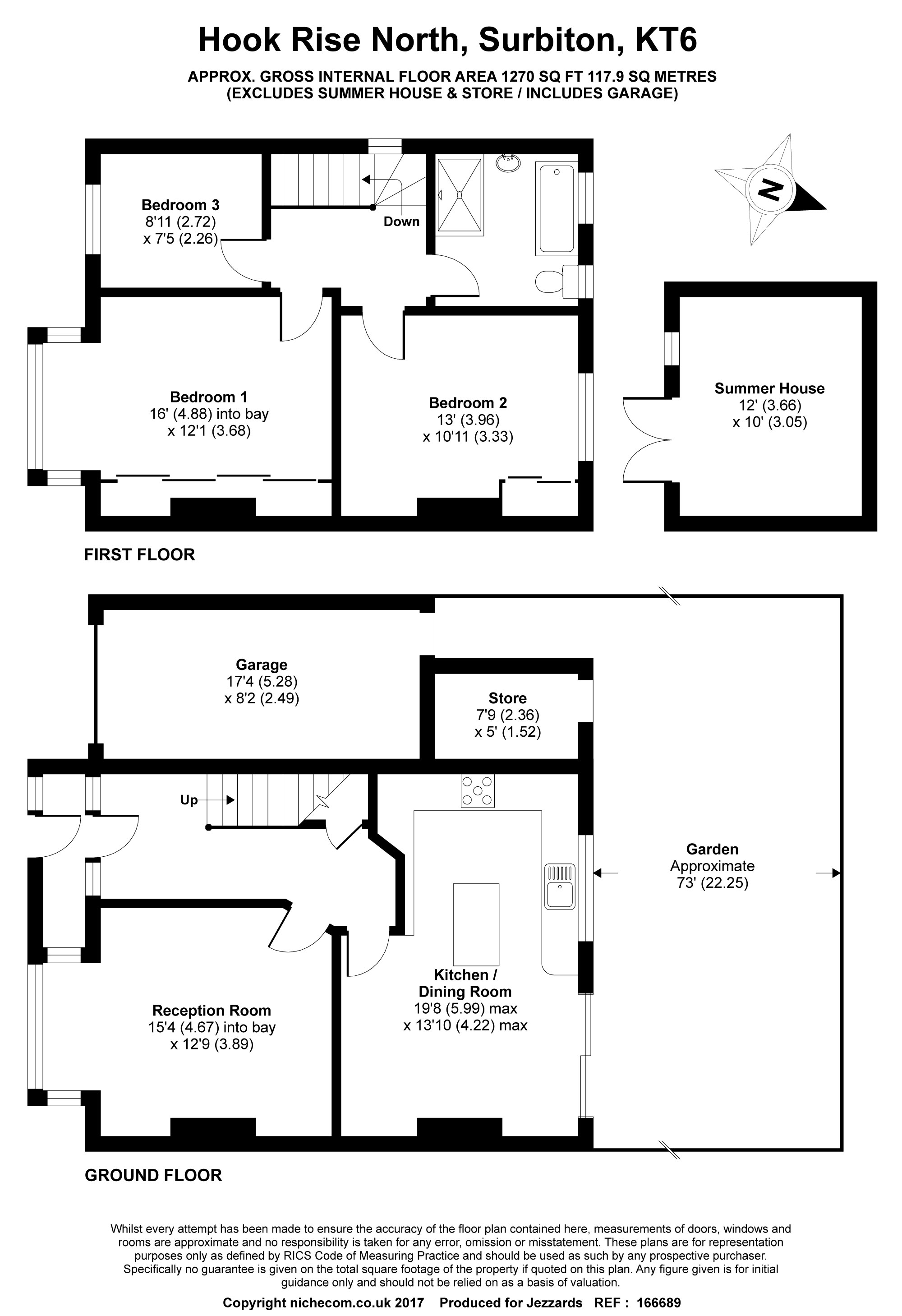 3 Bedrooms Semi-detached house to rent in Hook Rise North, Surbiton KT6