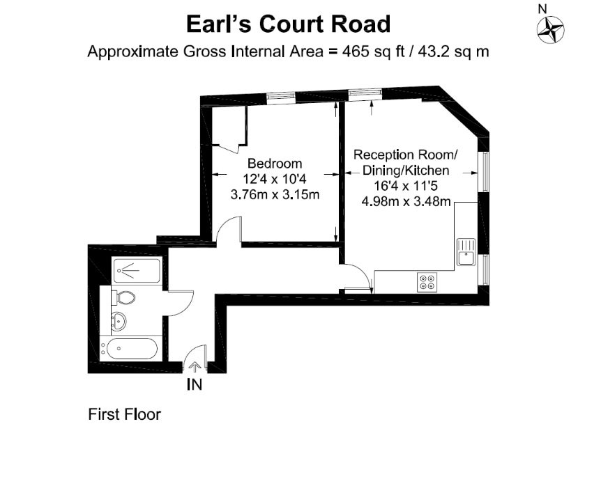 1 Bedrooms Flat to rent in Earls Court Road, London SW5