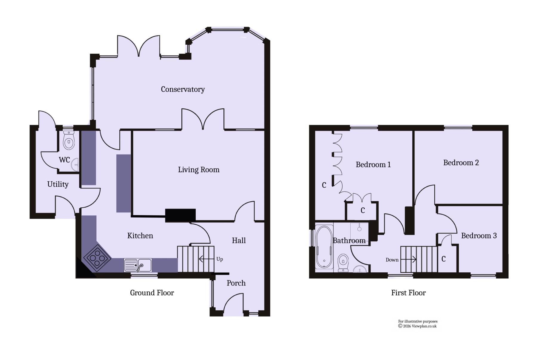 2, Hawthorne Avenue, Penarth floorplan