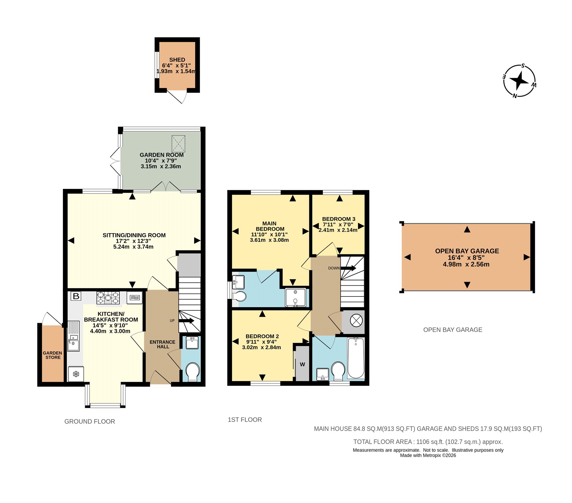 11, Nower Close East, Surrey floorplan