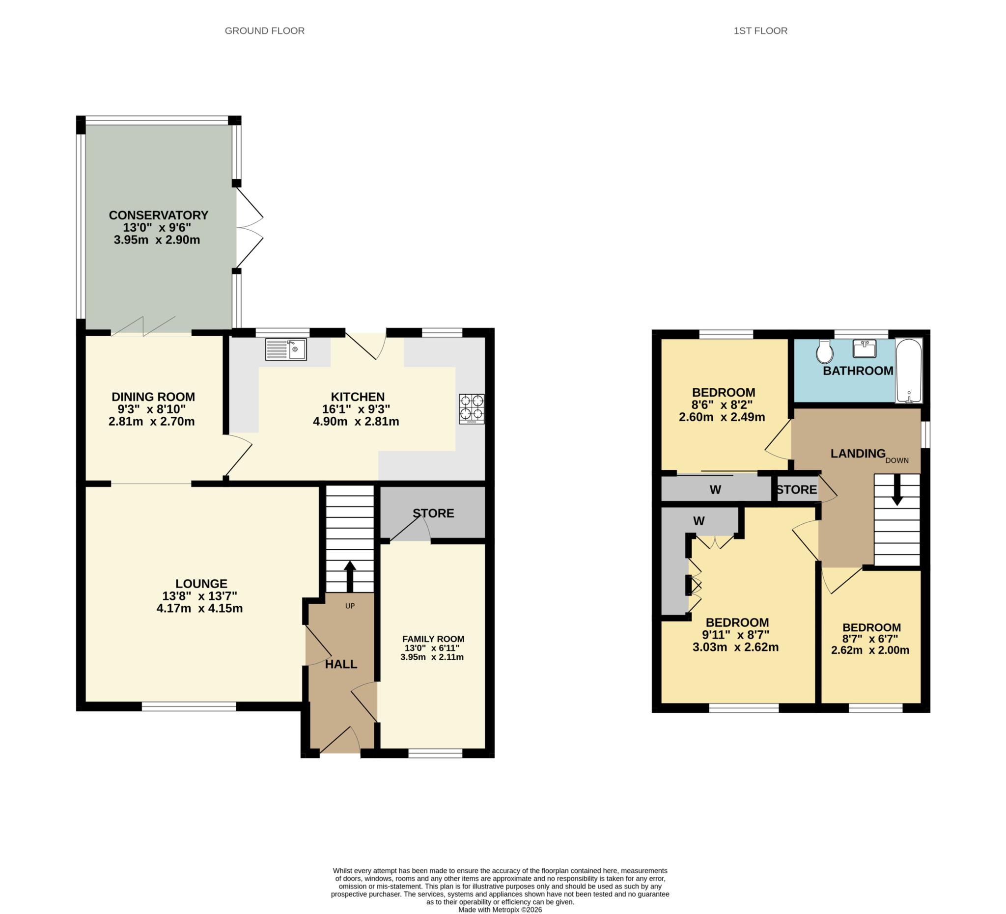 11, Dee Close, Liverpool floorplan