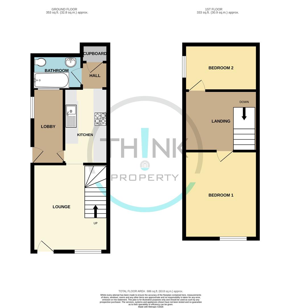 Exmouth Road, Great Yarmouth floorplan