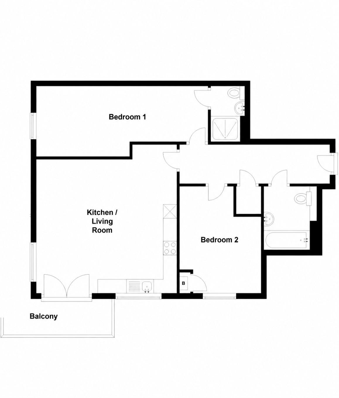 13, Bennett Place, Kent floorplan