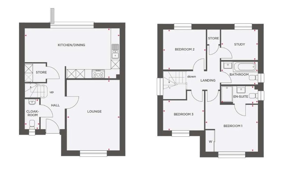 The Hawthorn, Plot 43, Leighton Park Road, Westbury floorplan