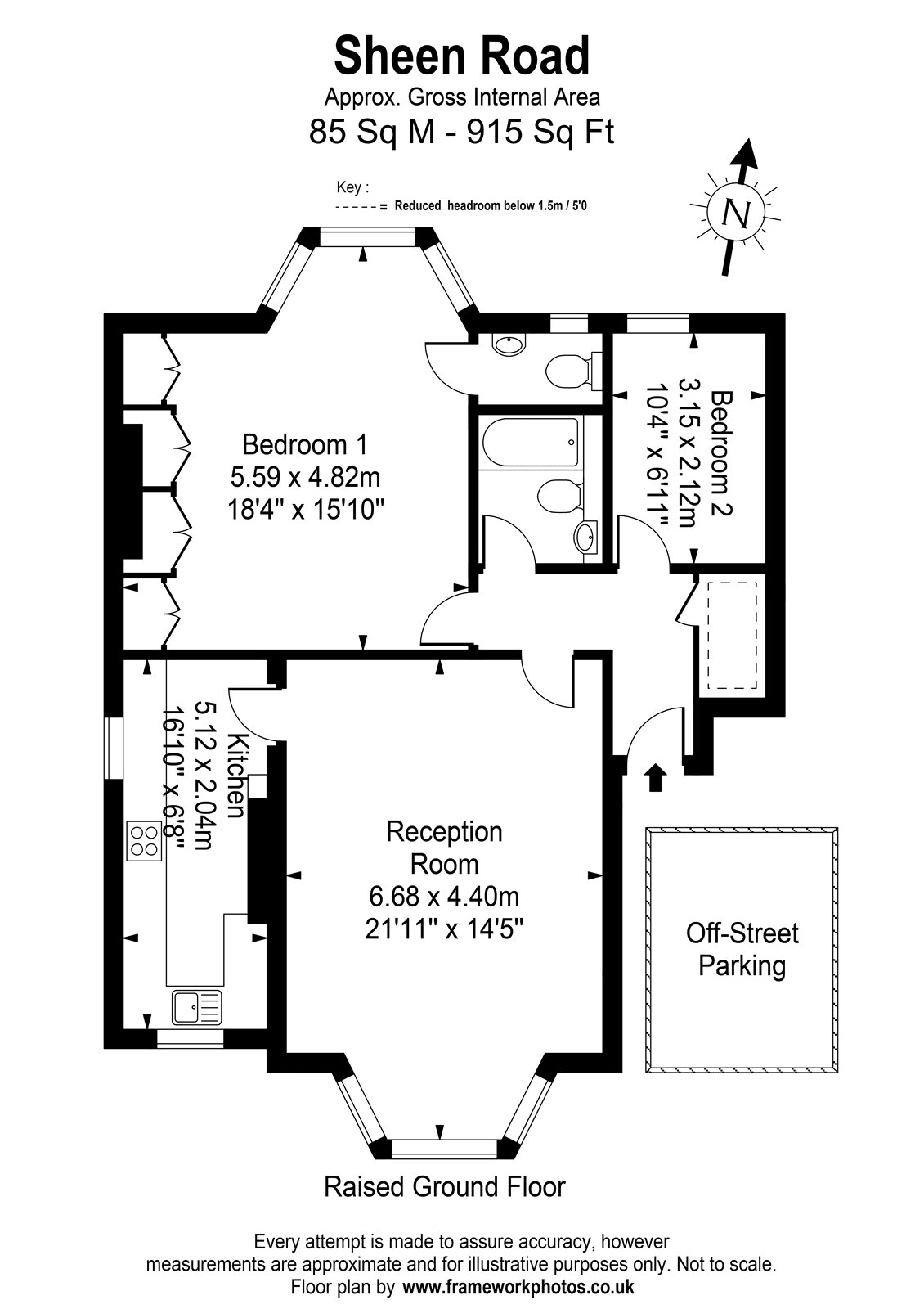 Sheen Road, Richmond floorplan