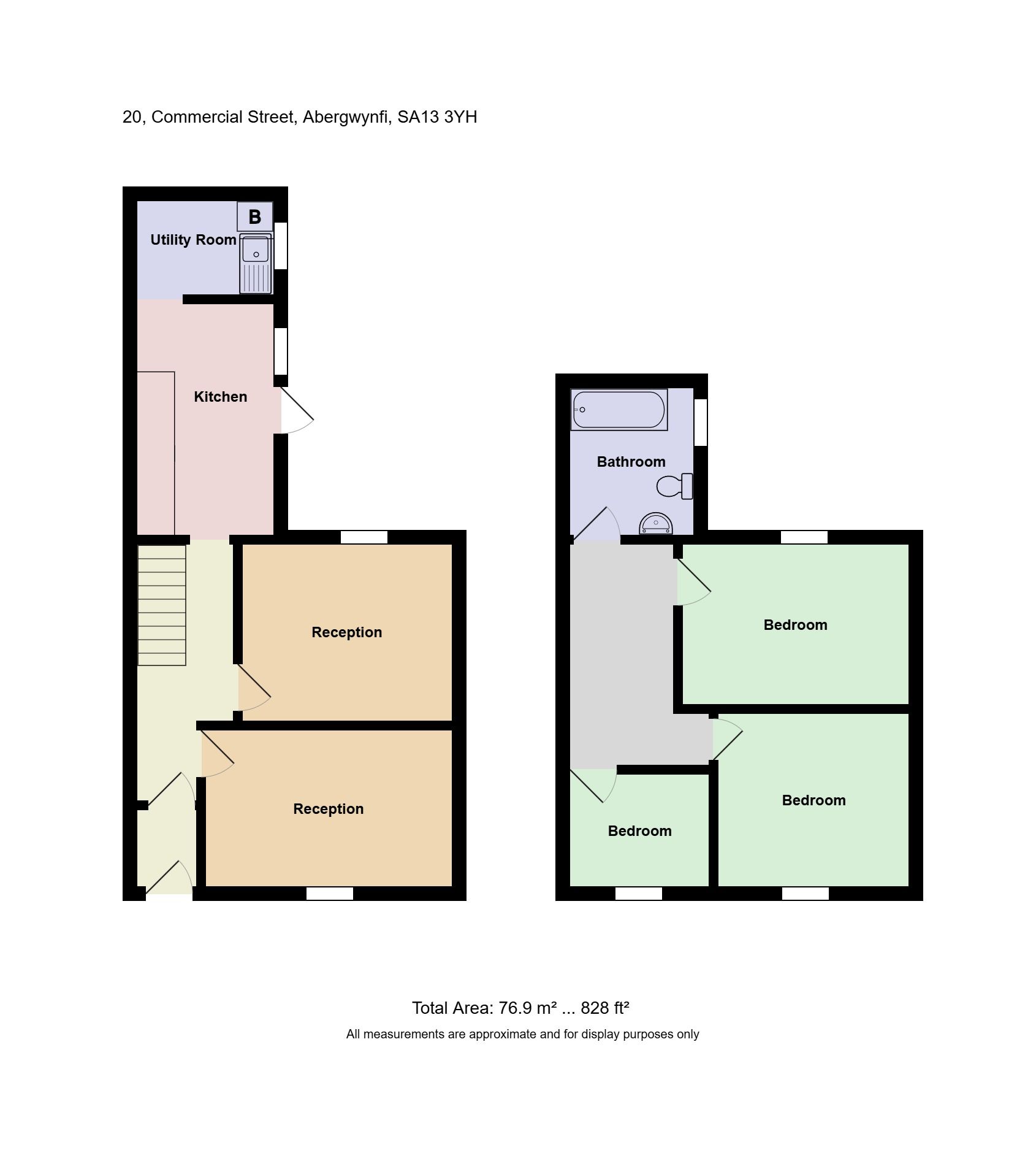 20 Commercial Street, Port Talbot floorplan