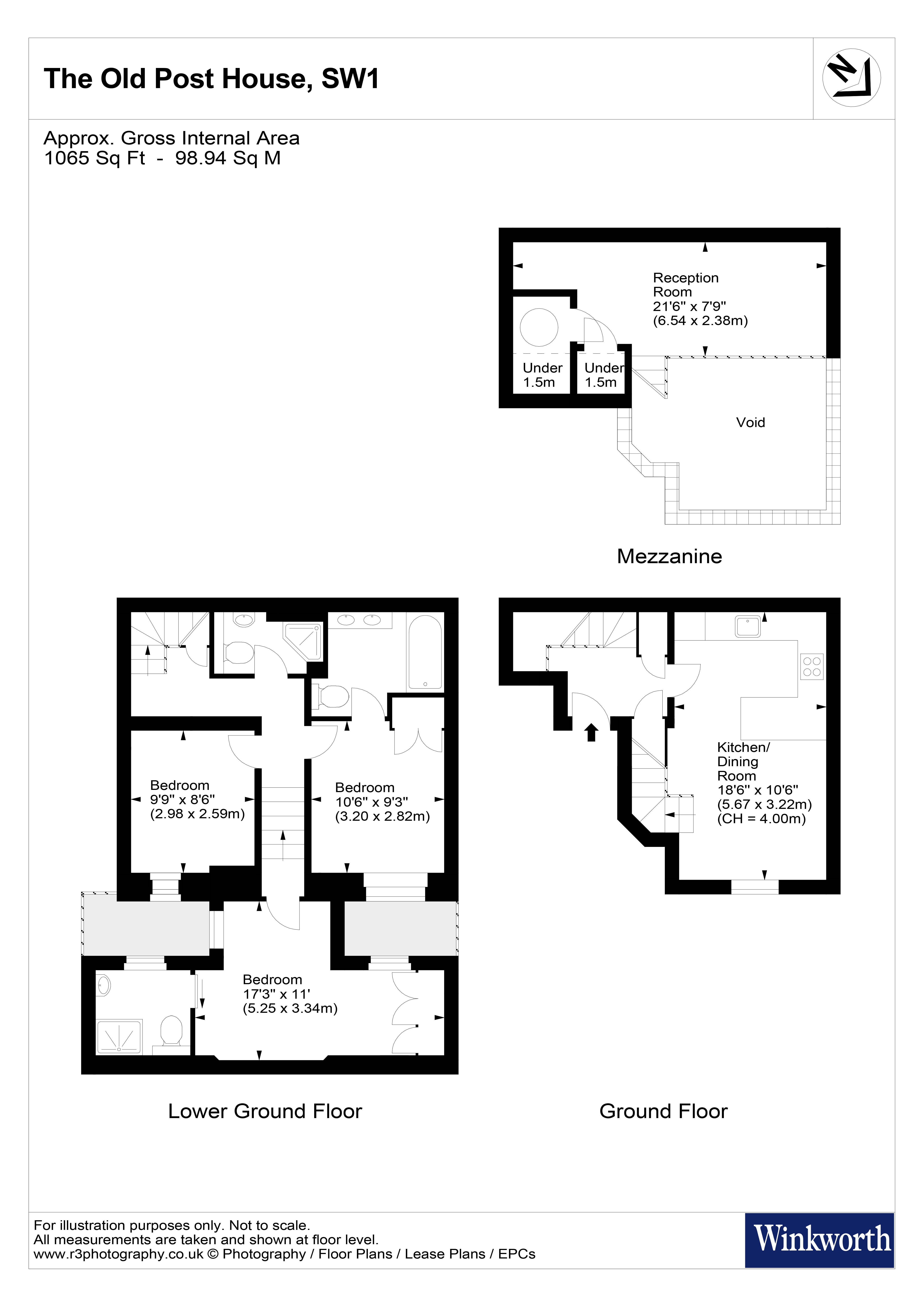 Flat 2, 15, The Old Post House, London floorplan
