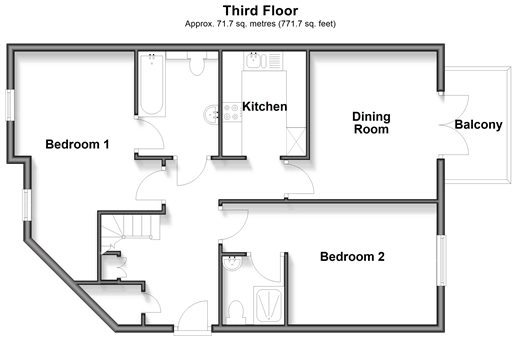 The Strand, Brighton floorplan