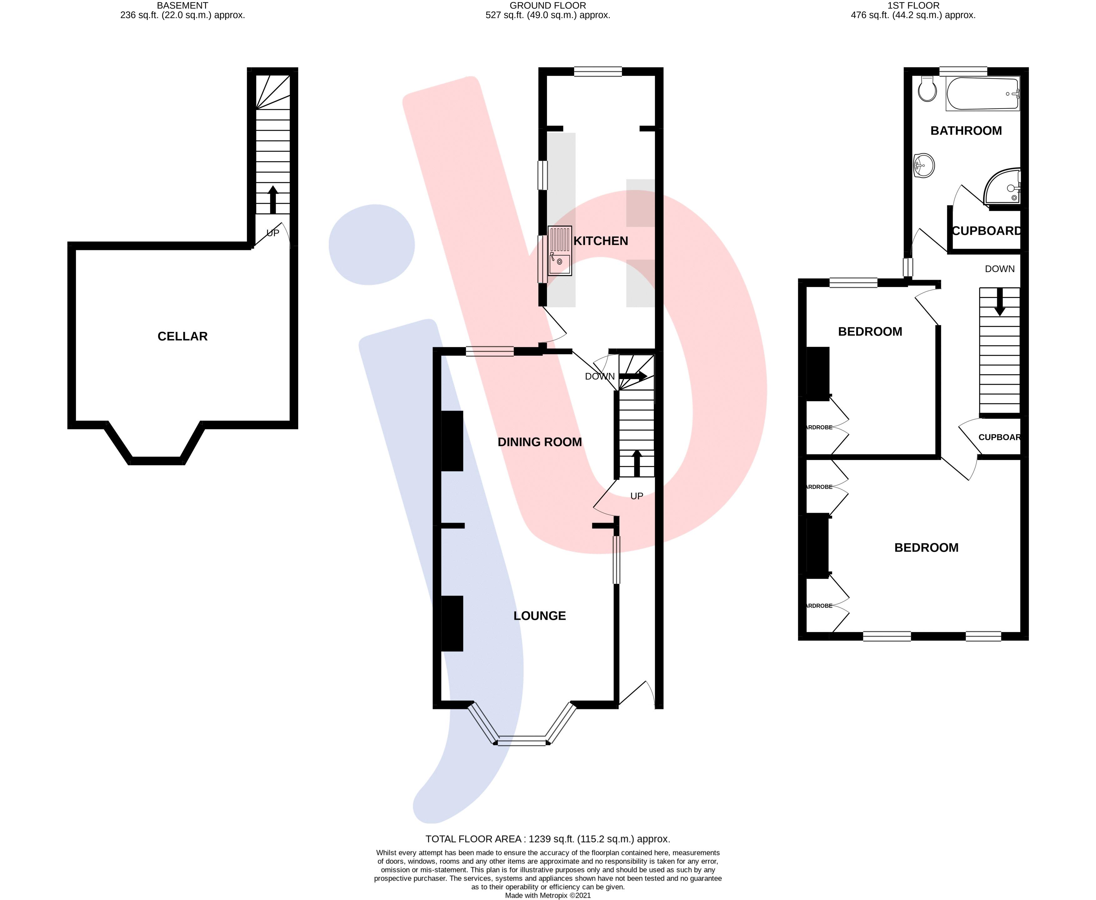 Wellington Road, Newark NG24, 2 bedroom terraced house for sale