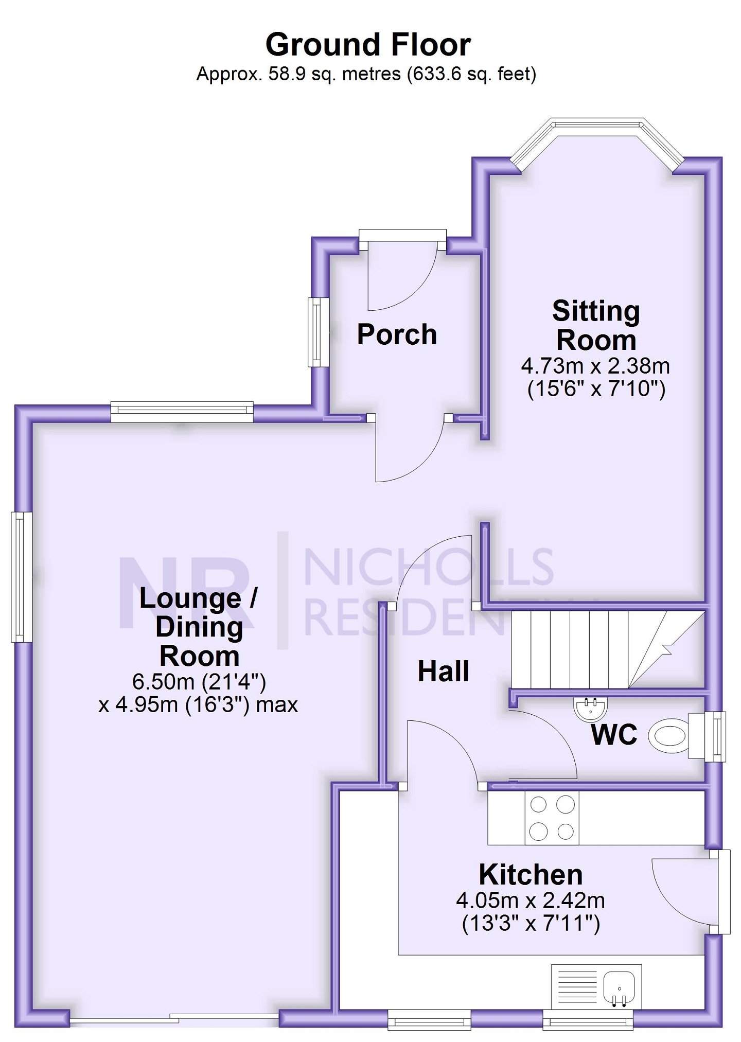 Kingston Road, Leatherhead, Surrey. KT22 floorplan