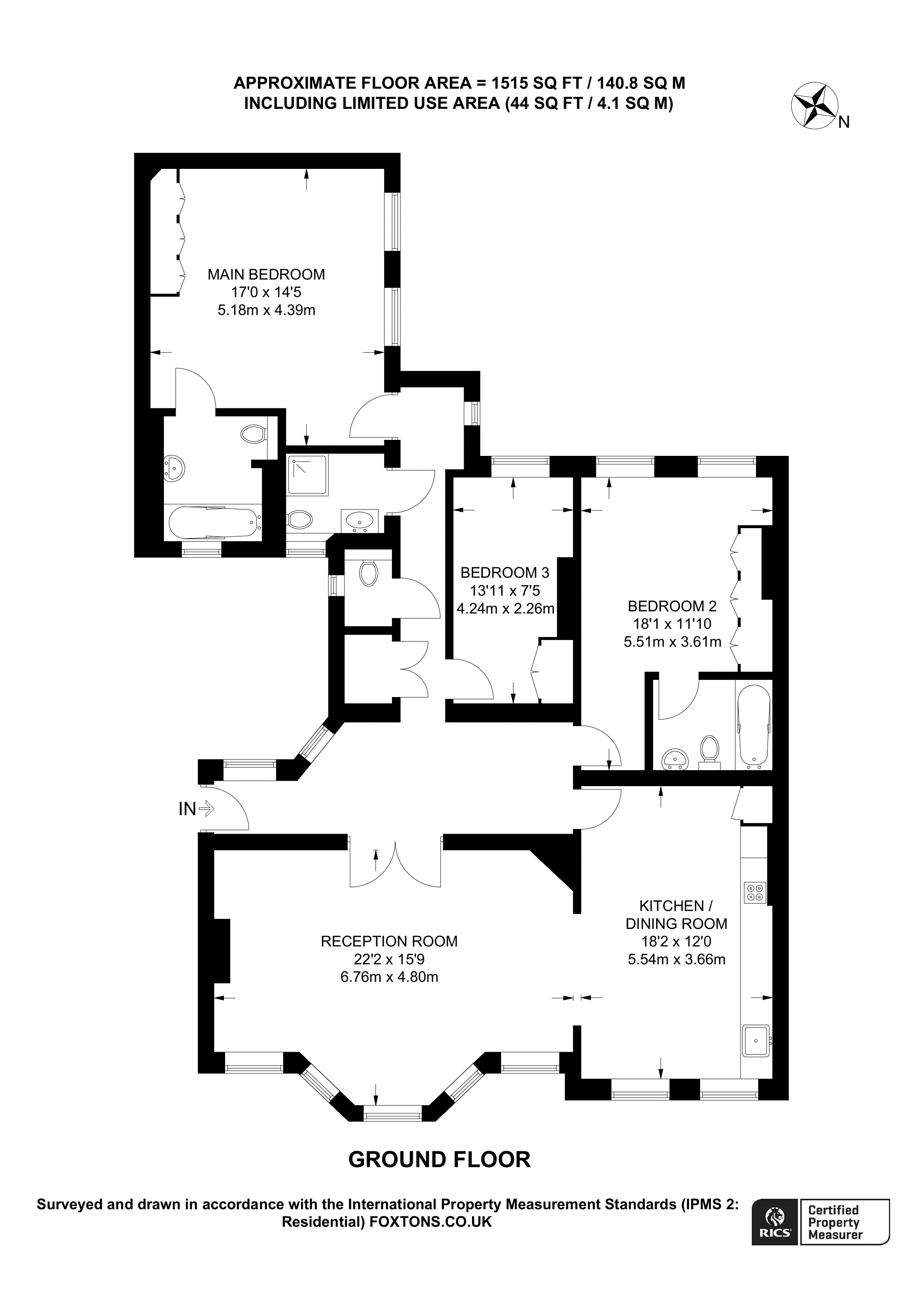 The Little Boltons, Earls Court, London SW5, 3 bedroom flat for sale