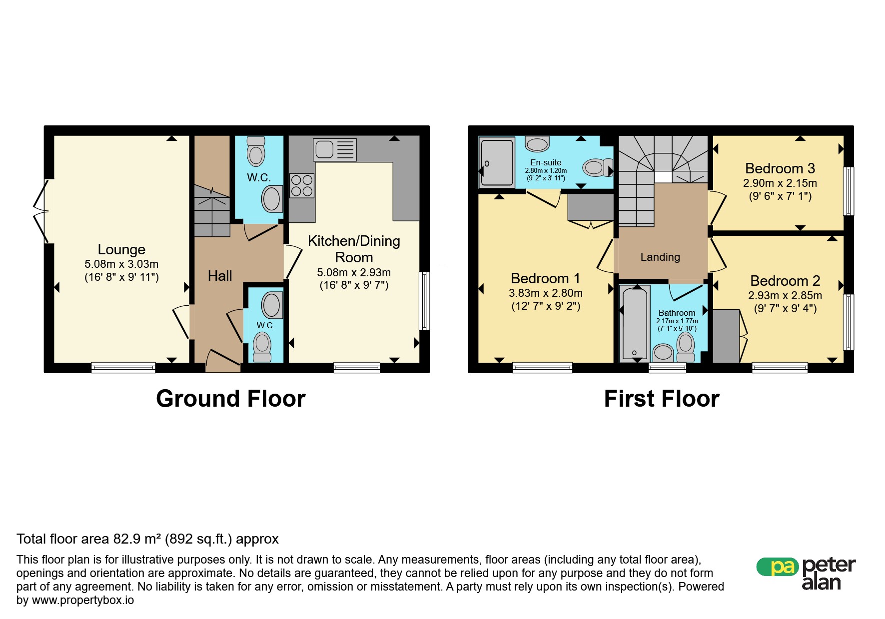 40, Melrose Walk, Penarth floorplan