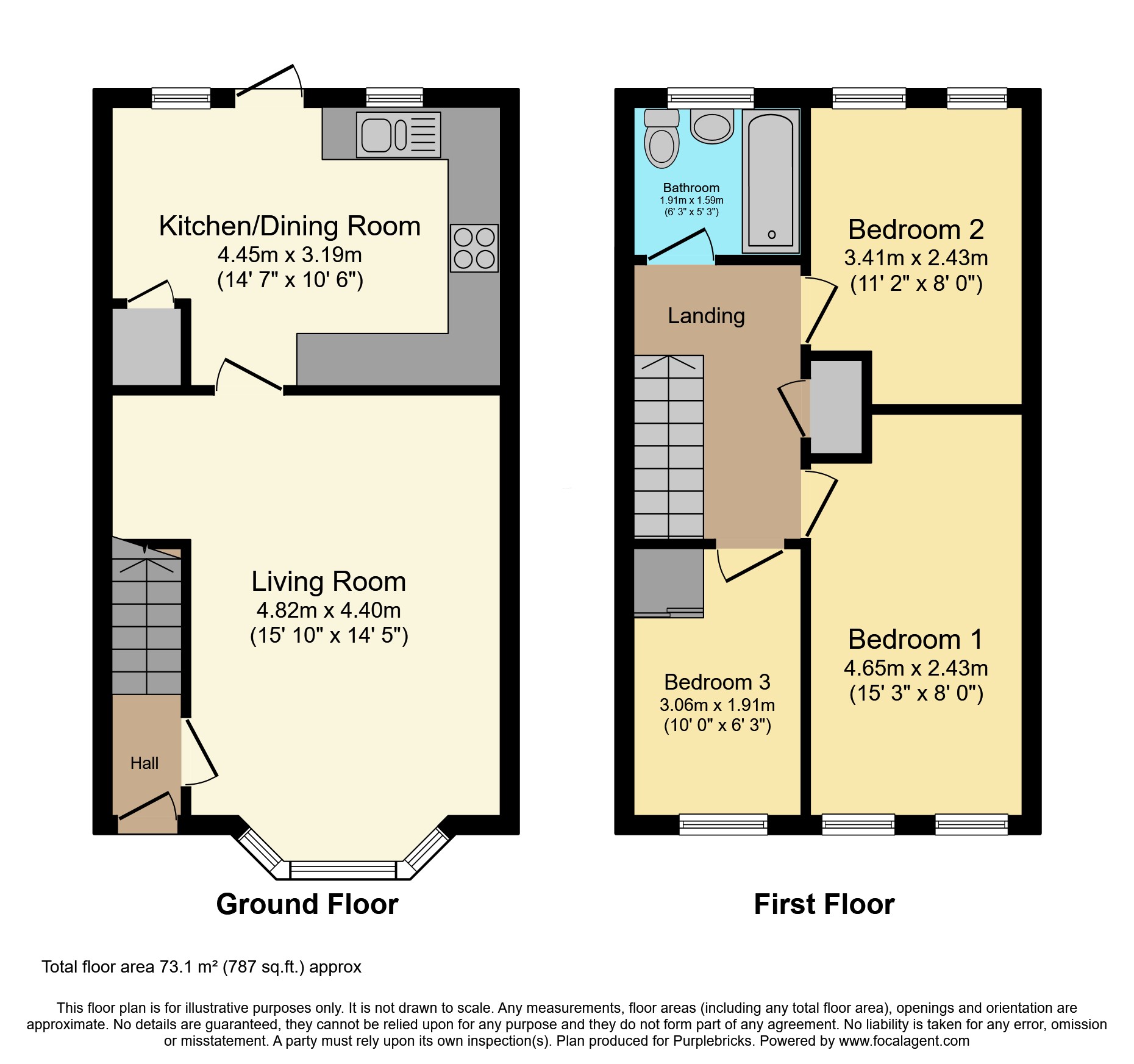 9, Culvert Street, Rochdale floorplan