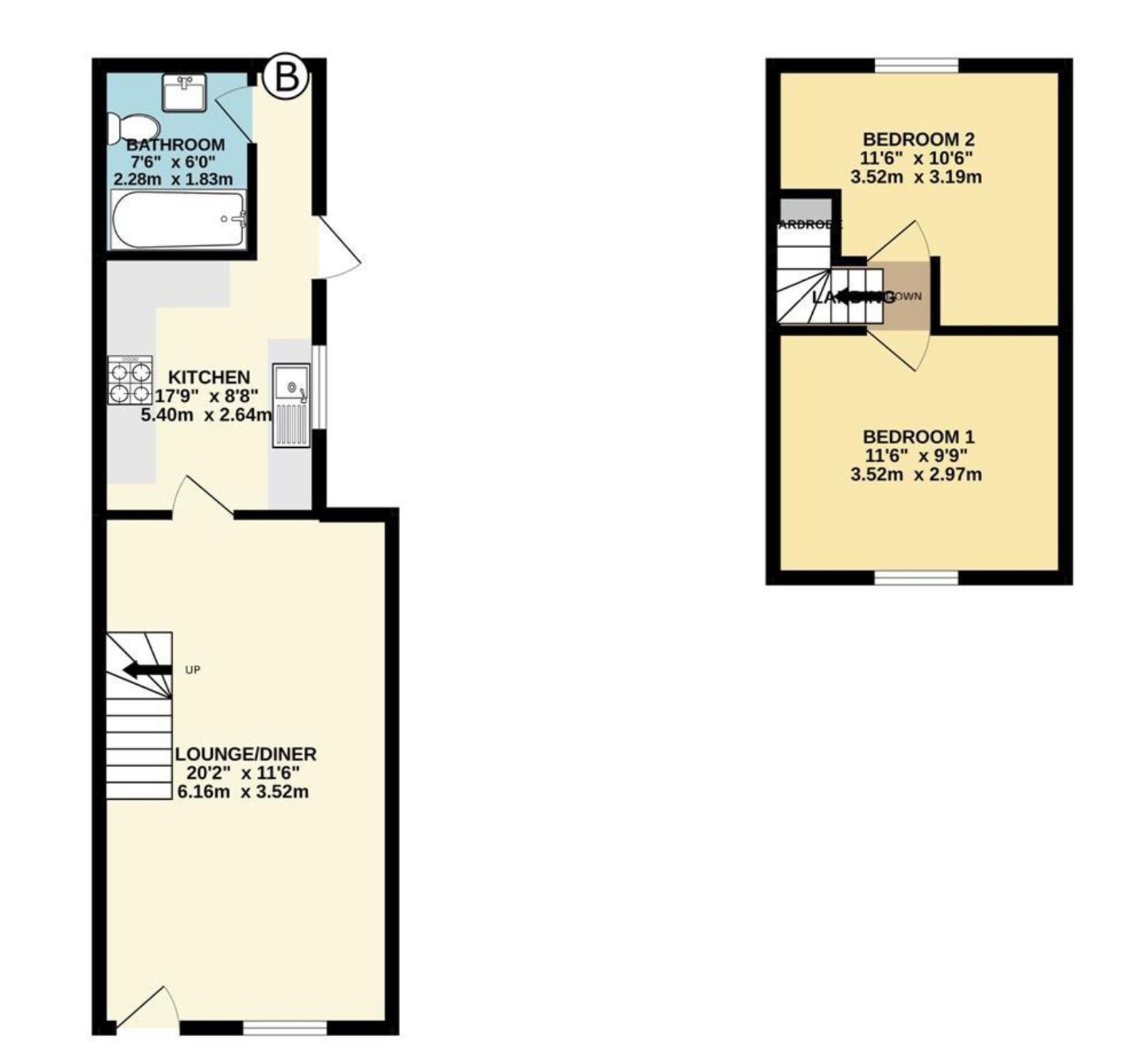 17 Wood Street, Newport floorplan