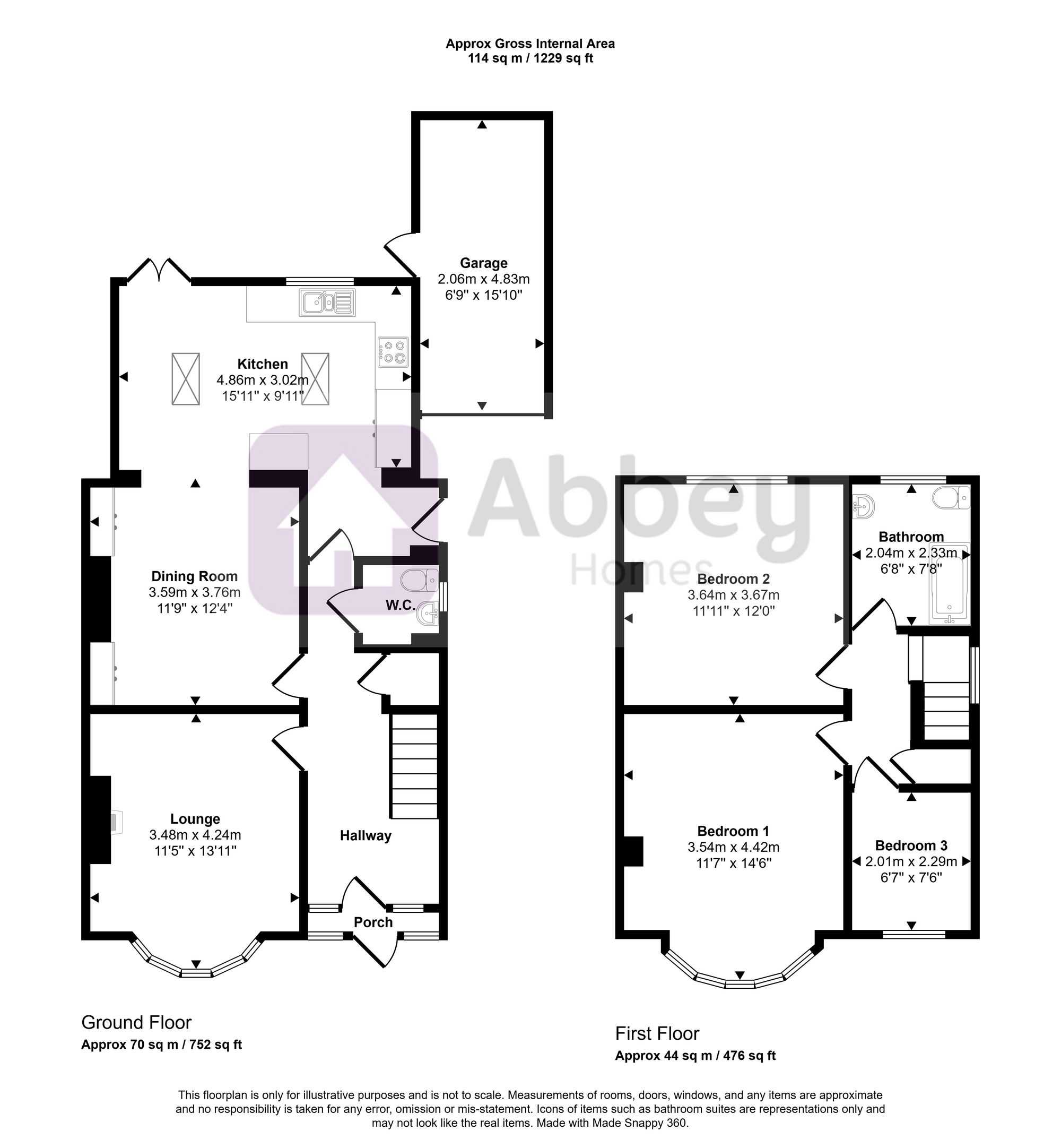23 Kirloe Avenue, Leicester floorplan