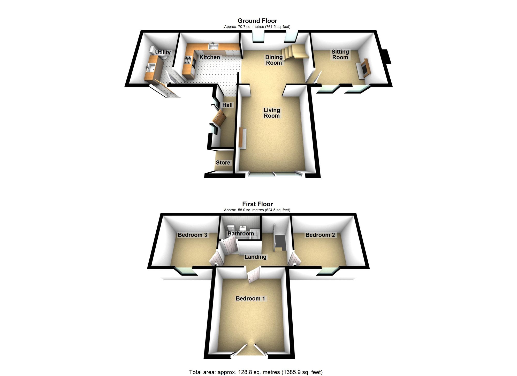Westfield Cottages, Barnetby floorplan