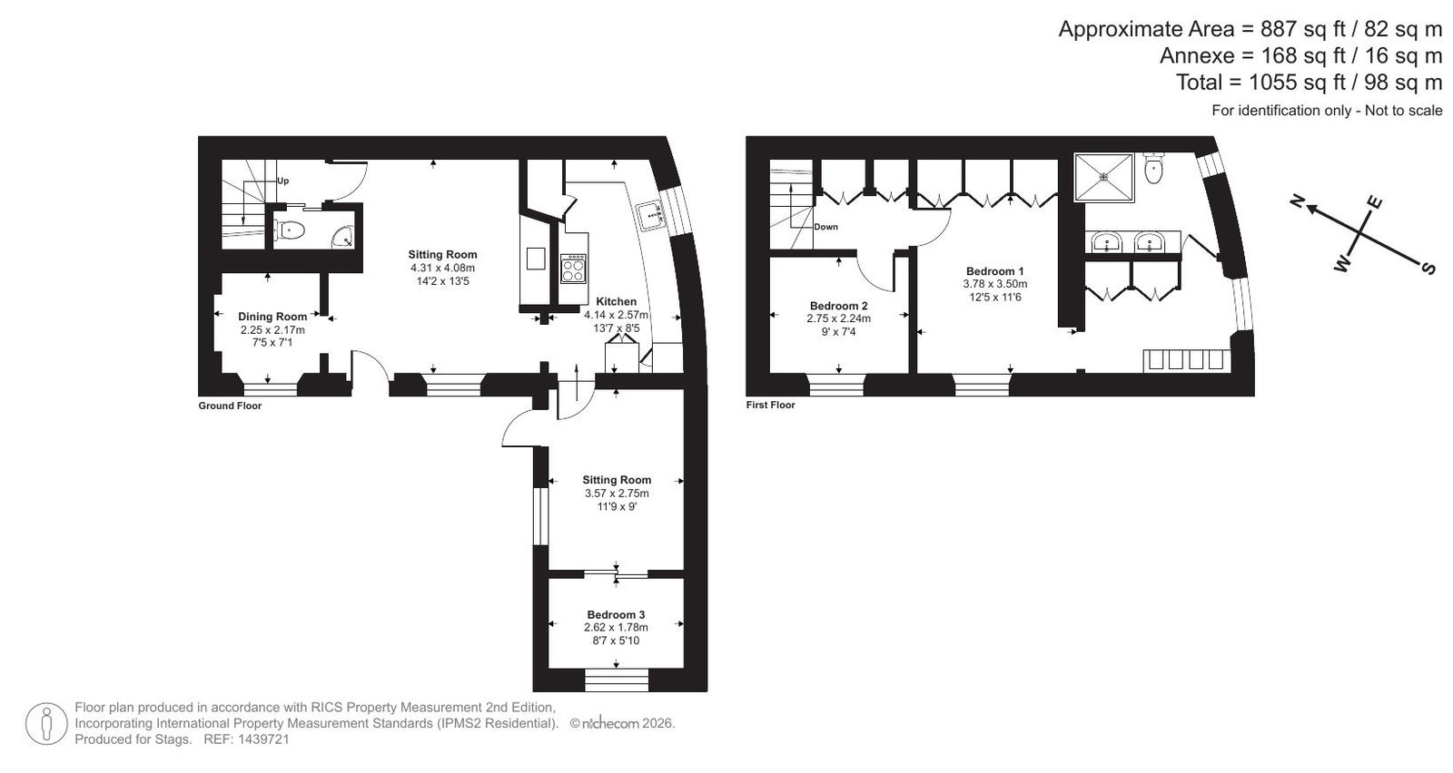 Riverside Cottage, Crediton floorplan