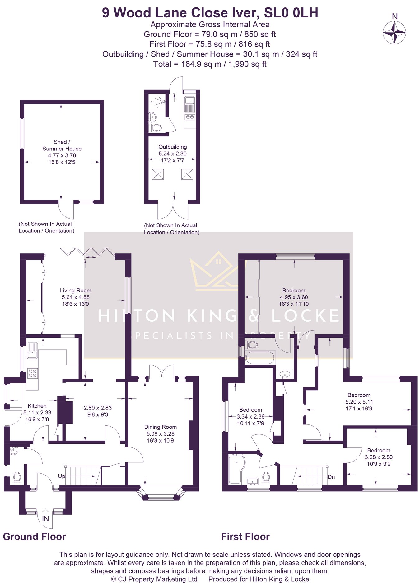 9, Wood Lane Close, IVER floorplan