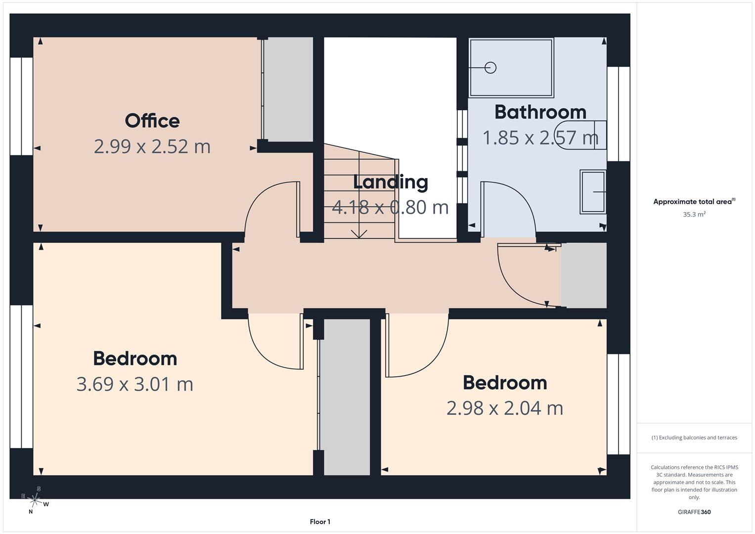 3, Mockbeggar Wharf, Wallasey floorplan