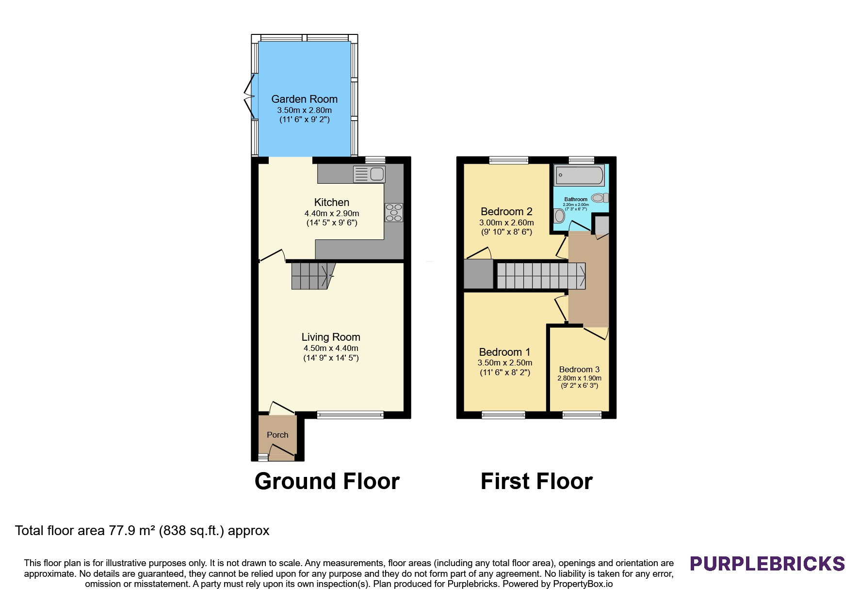 21, Queen Street, Abertillery floorplan