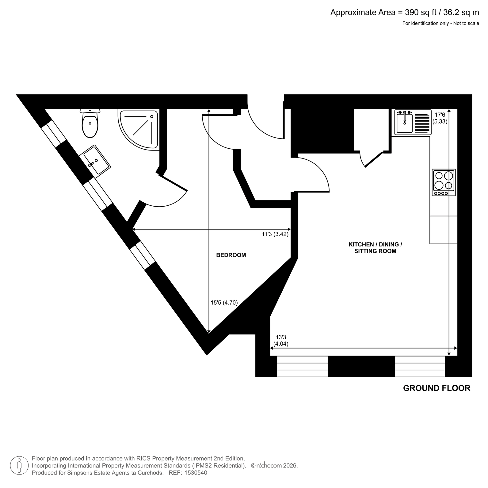19 Parkgate House, 356, West Barnes Lane, New Malden floorplan