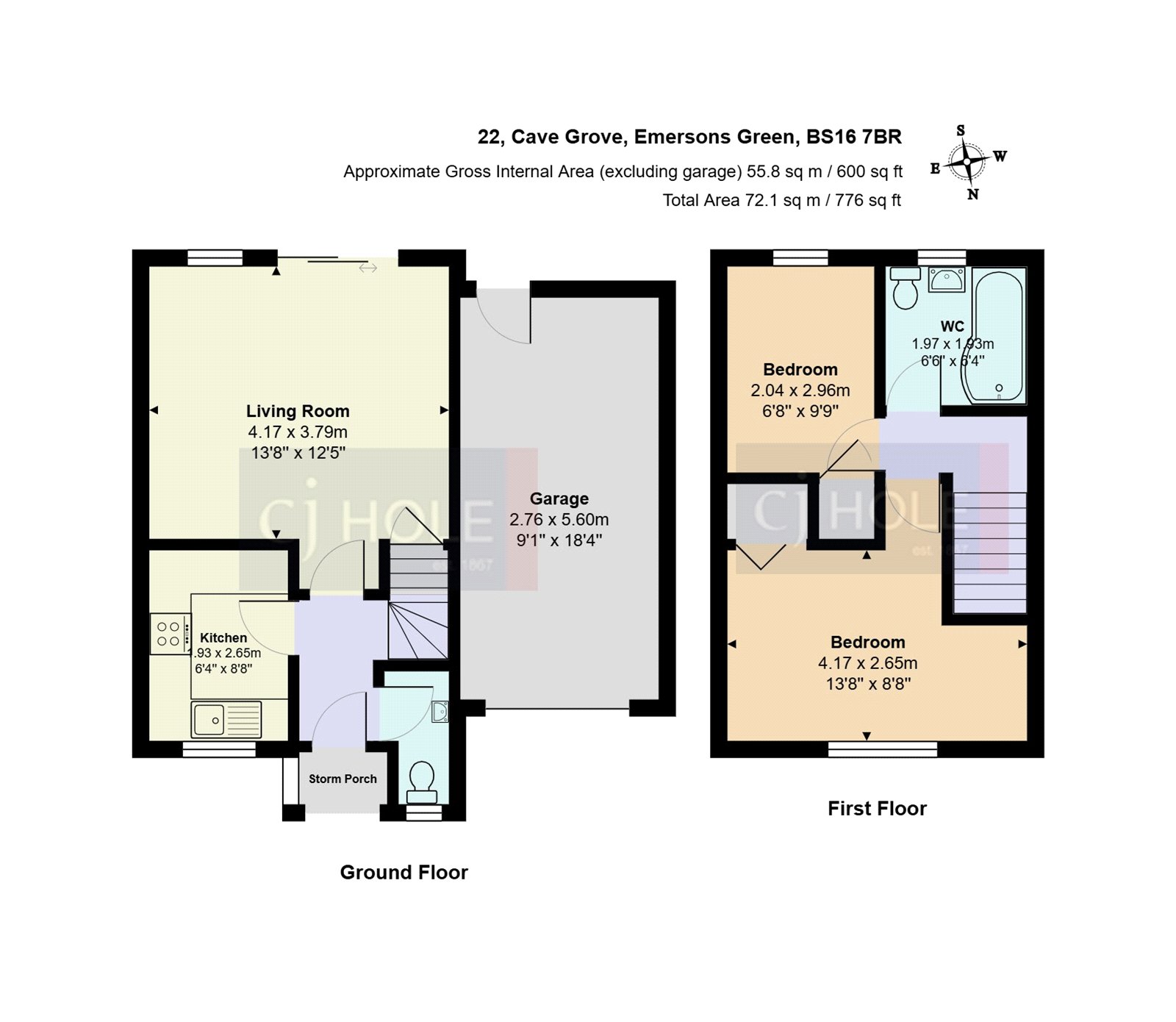 22, Cave Grove, Bristol floorplan
