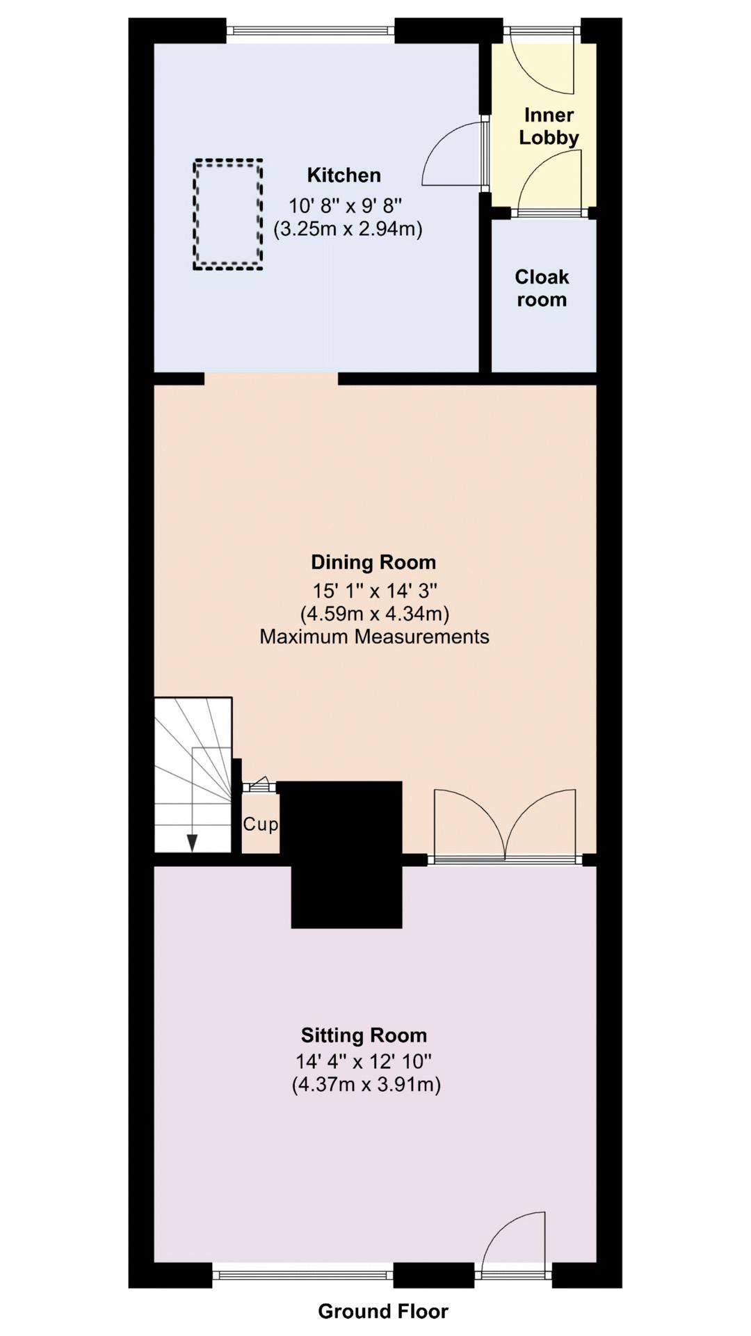 183, Castle Street, Fareham floorplan