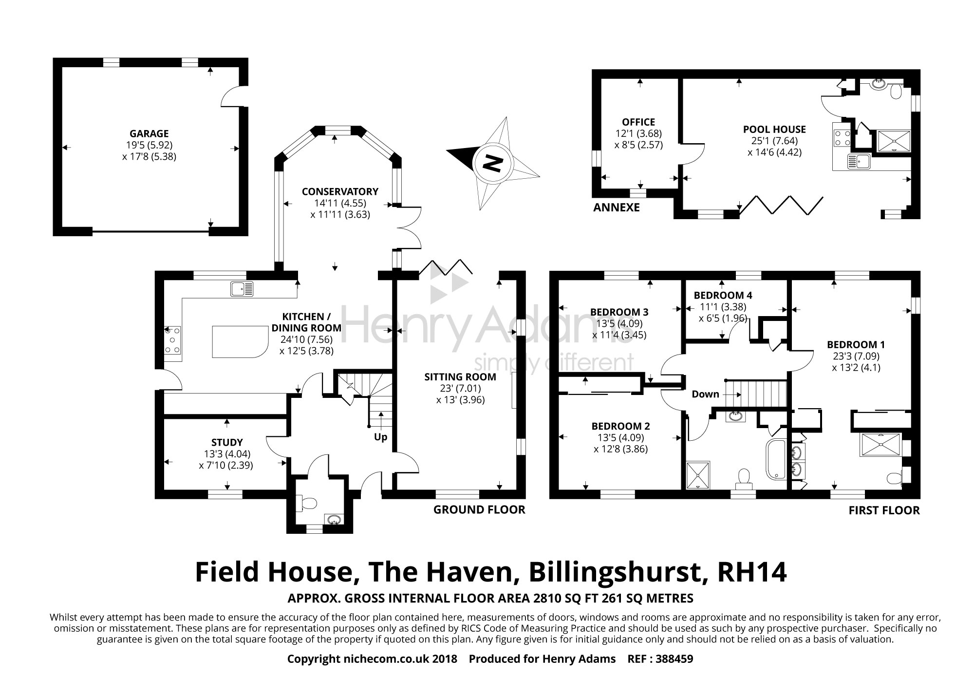 4 Bedrooms Detached house for sale in Field House, The Haven RH14