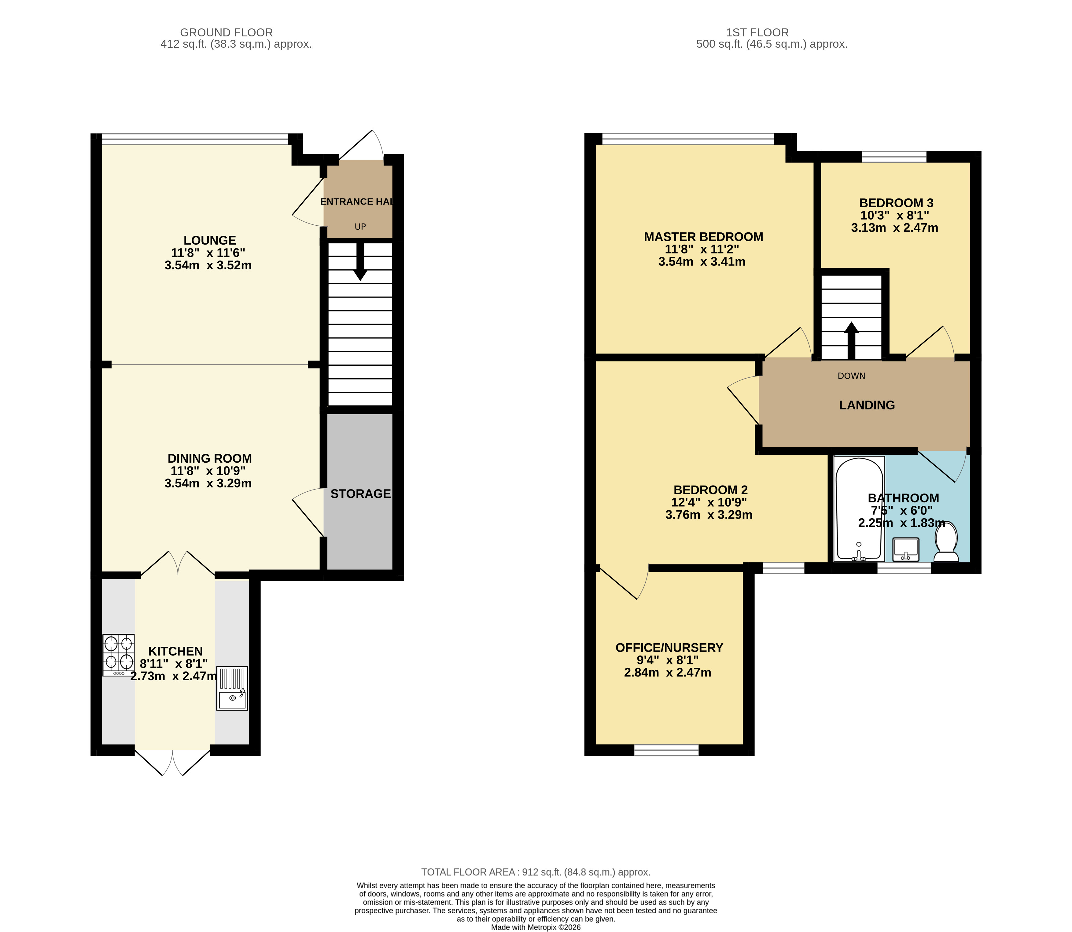 32, Sussex Drive, Manchester floorplan