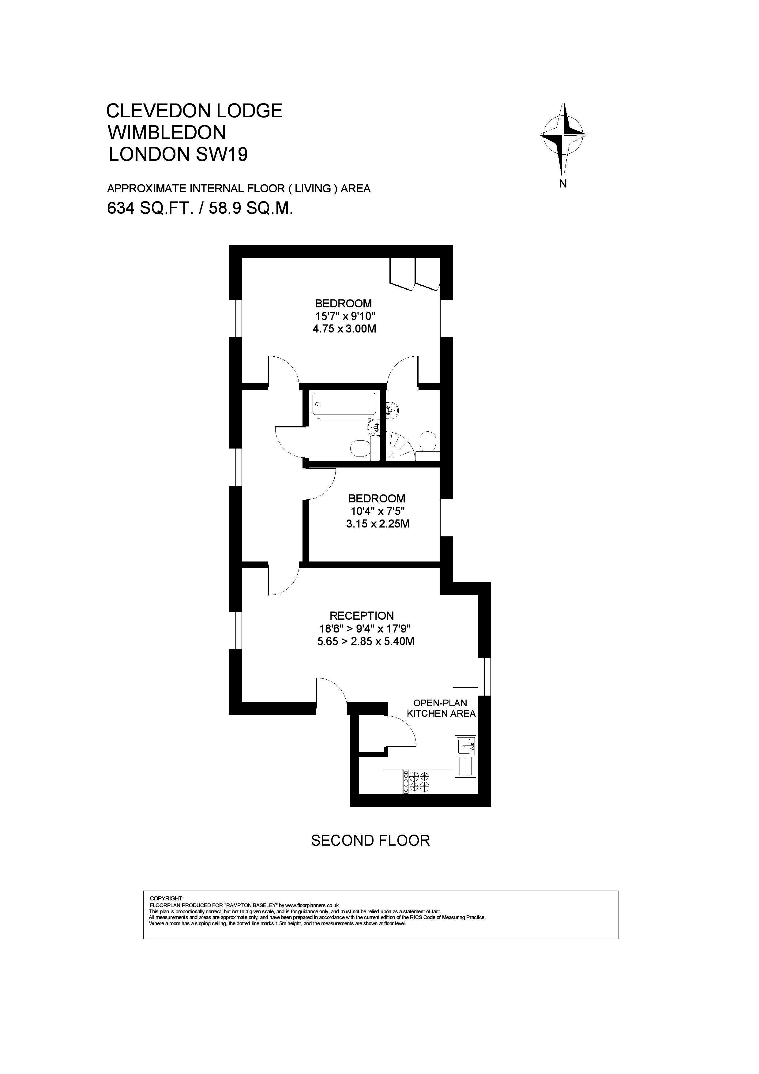 2 Bedrooms Flat to rent in Augustus Road, London SW19