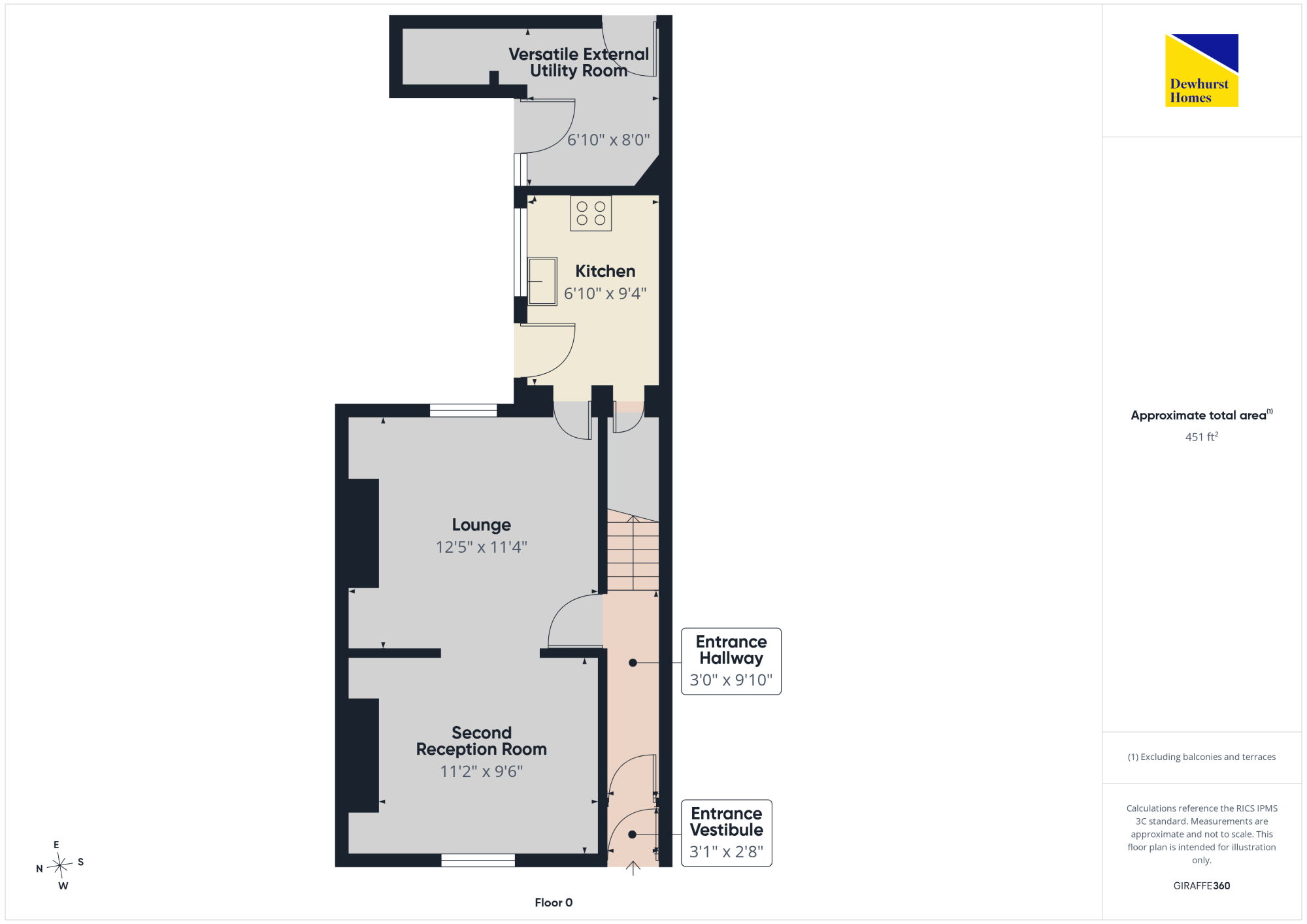 13, Preston Road, Longridge floorplan