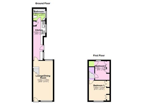 2 Bedrooms Terraced house for sale in Kiln Cottage, High Street, Bean, Dartford DA2