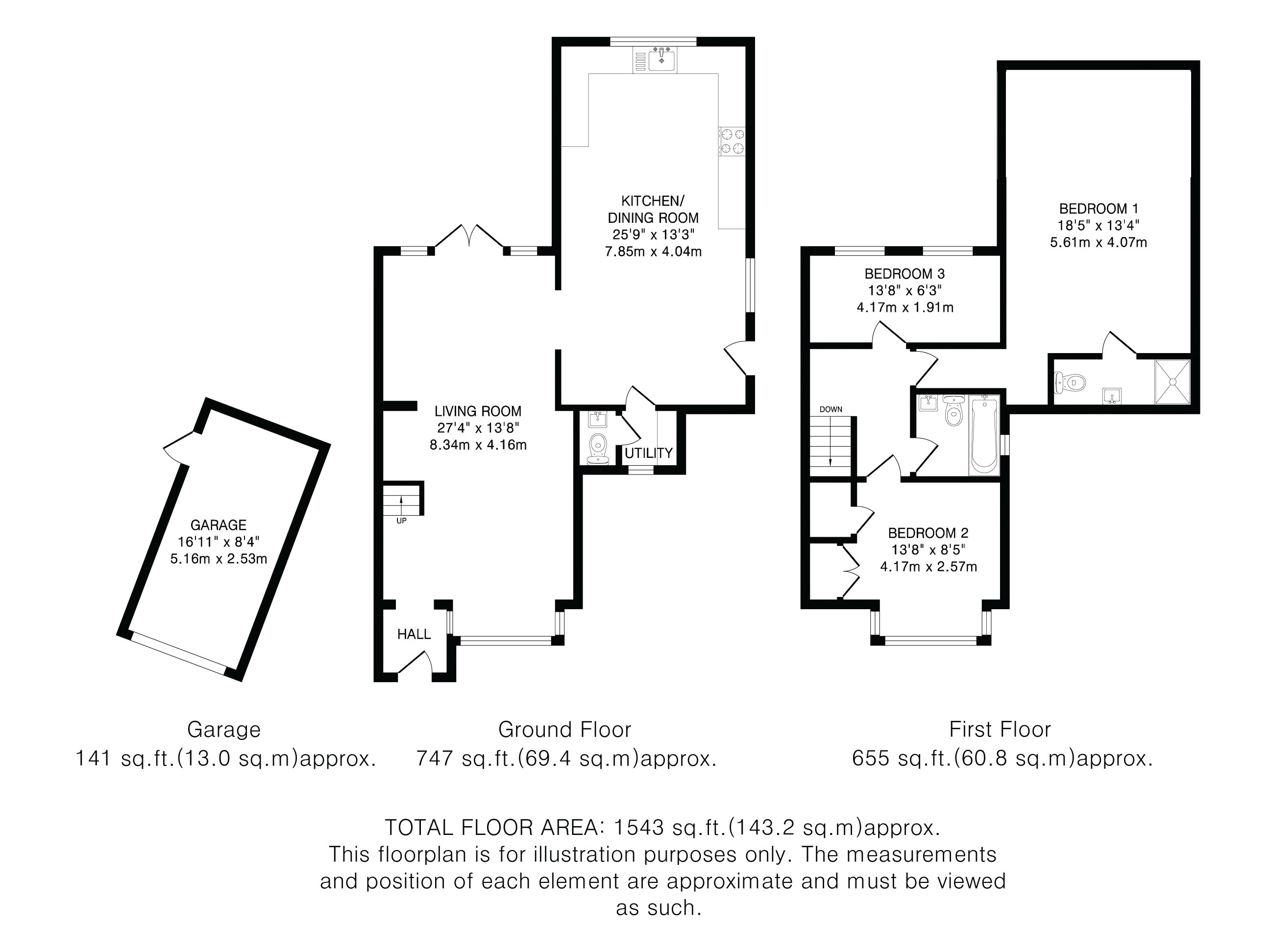 6, Rectory Gardens, Hatfield floorplan