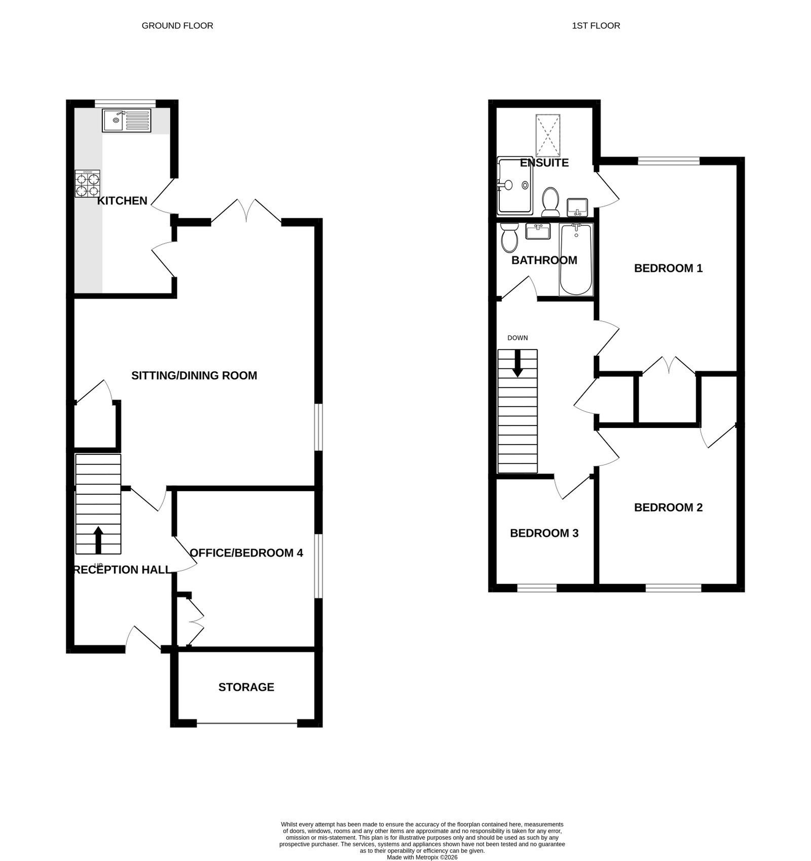 14, Coffinswell Lane, Newton Abbot floorplan