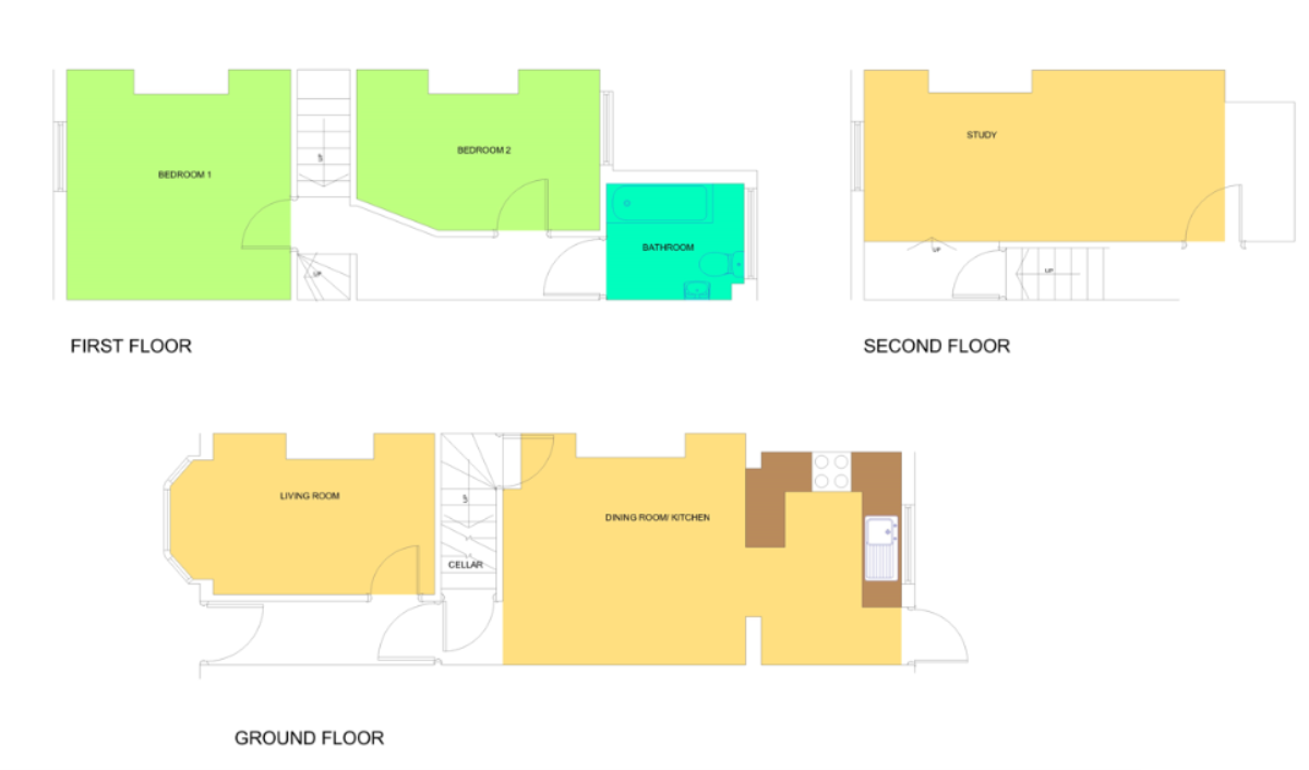 33, Foxhall Road, Nottinghamshire floorplan