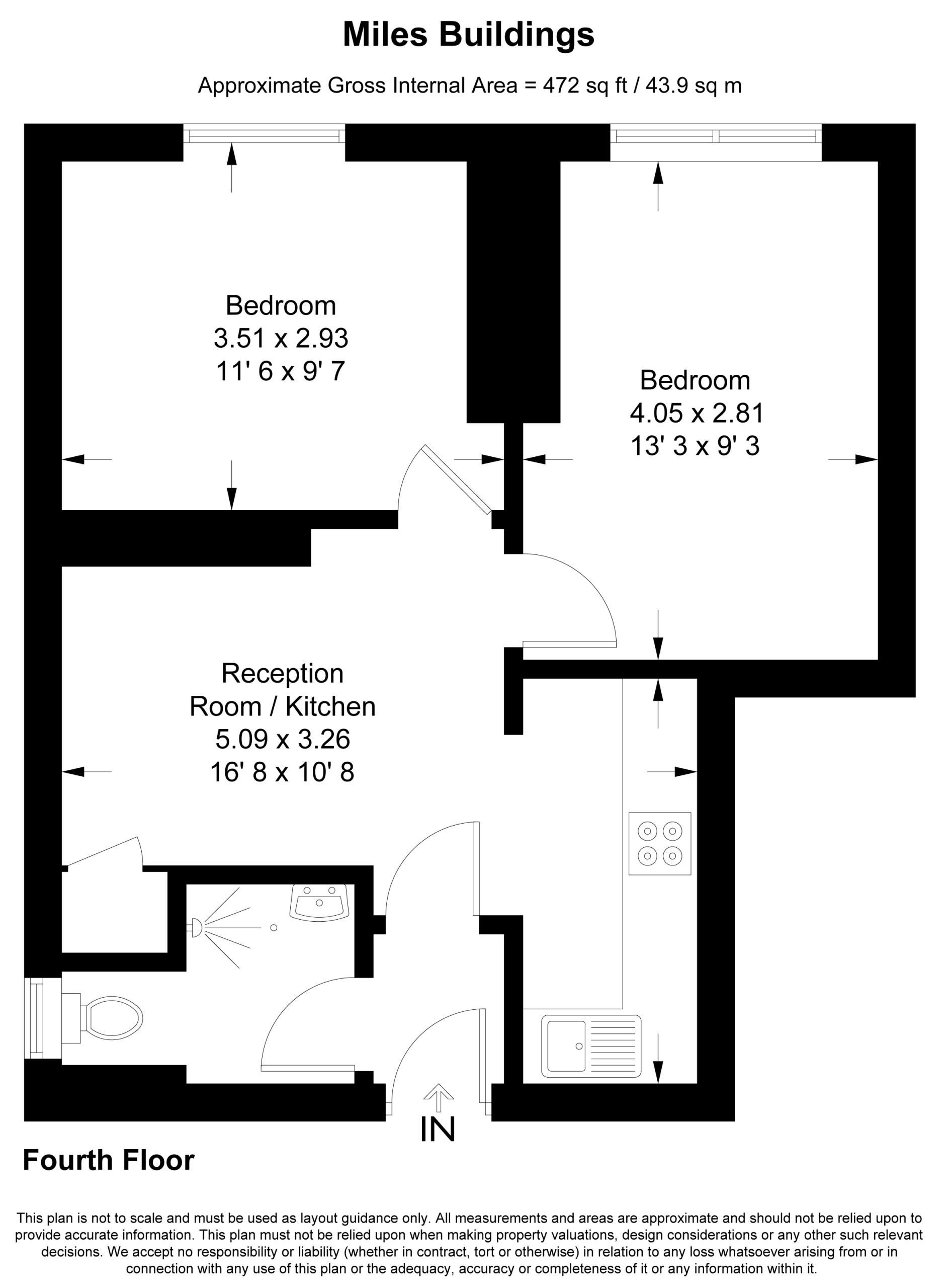 C64, Miles Building, Penfold Place, Westminster Borough, London floorplan