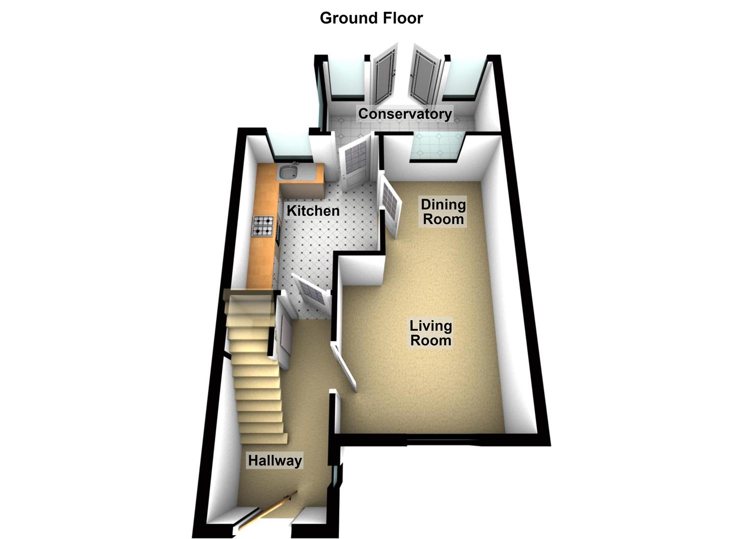 Paulsgrove, Peterborough floorplan