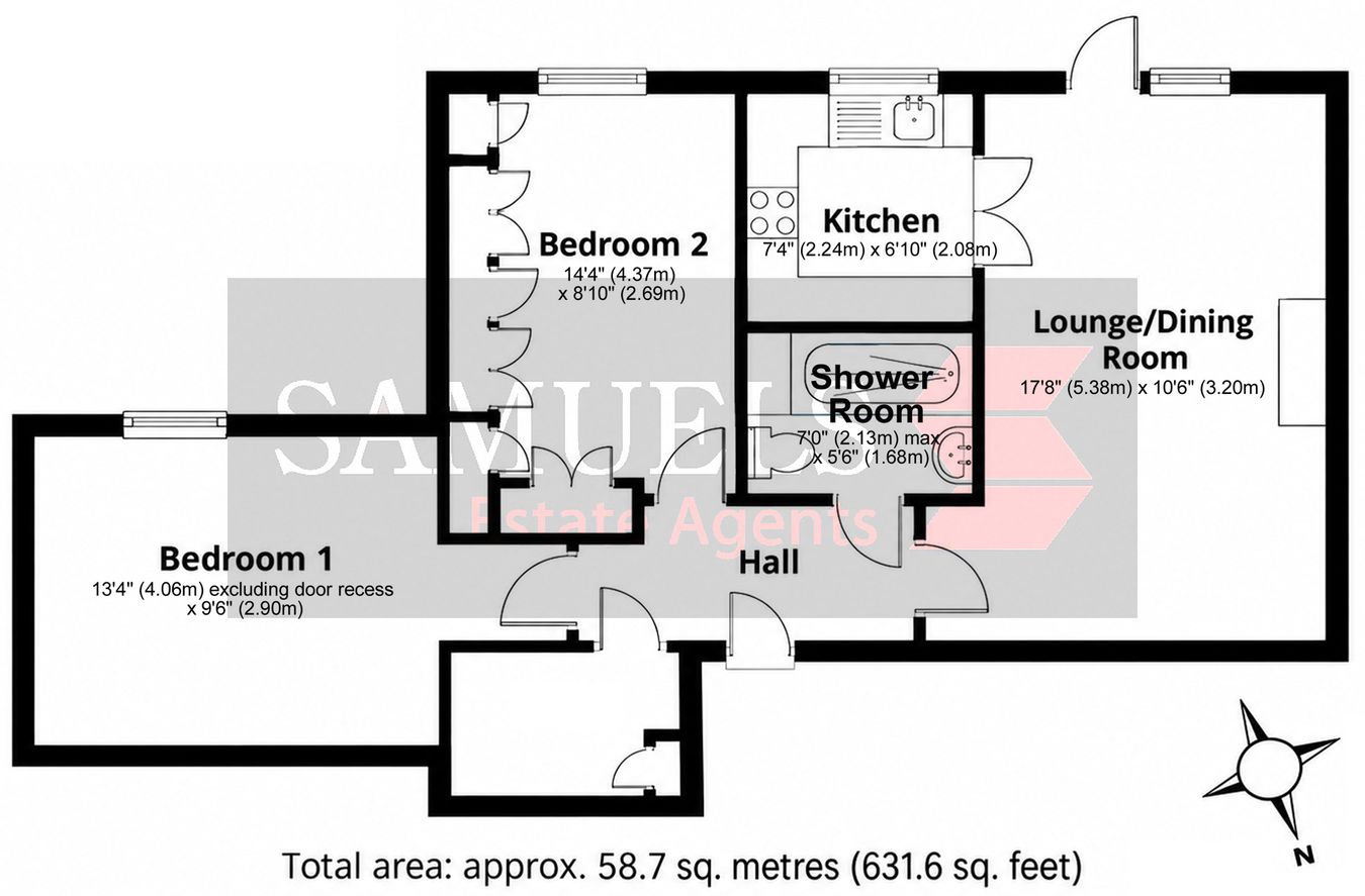 Butts Road, Exeter floorplan