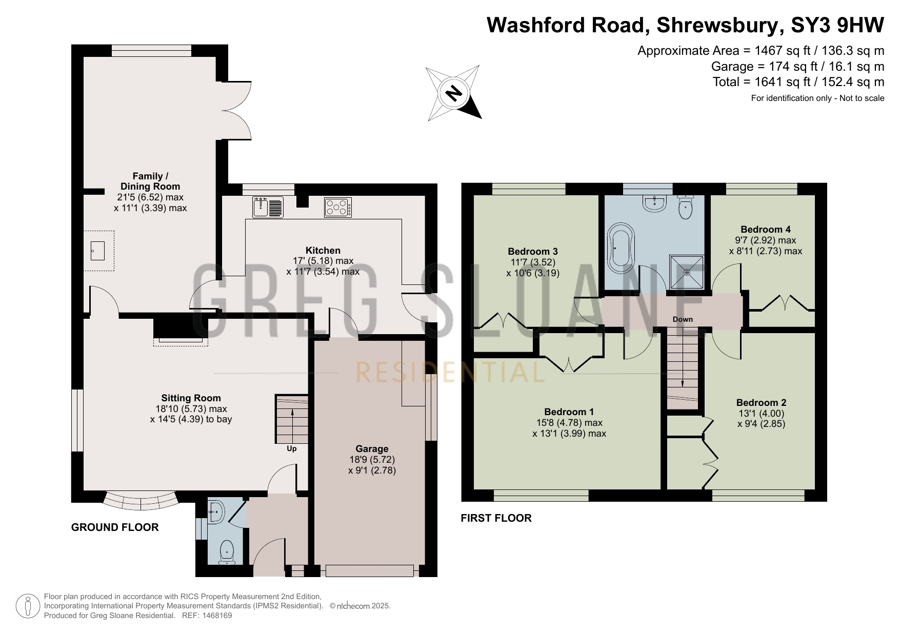 63 Washford Road, Shrewsbury floorplan
