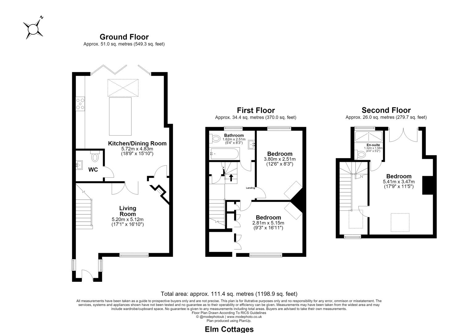 2.2, Elm Cottages, Billericay floorplan